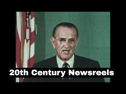 20th CENTURY NEWSREELS  PRAGUE SPRING   L.B.J. HALTS BOMBING OF NORTH VIETNAM  BIRTH CONTROL GG48905