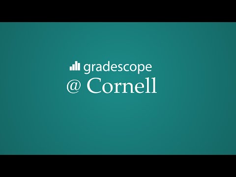 Cornell Gradescope