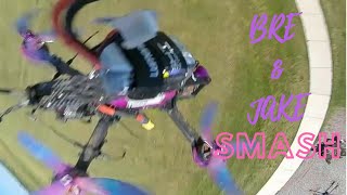 My Boyfriend SMASHED into my Drone - QUAD QUEEN - FPV FOOTAGE