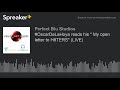 OscarDeLaHoya Reads His My Open Letter To H8TERS LIVE Part 3 Of 6