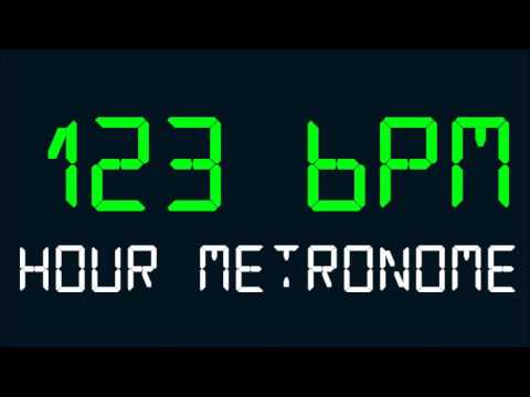 123 BPM (Beats Per Minute) Hour Metronome