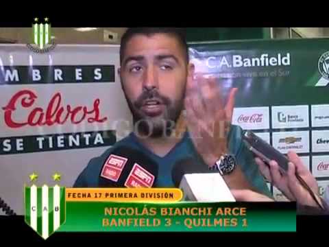 NICOLÁS BIANCHI ARCE BANFIELD 3   QUILMES 1 FECHA 17 1ERA DIV 21 11 2014