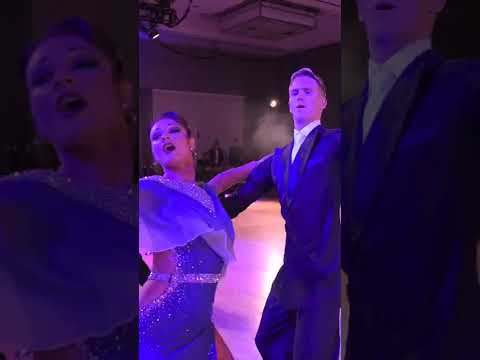 KOSTA TRIFUNOVIC & VALERIA VASILCHENKO - VIENNESE WALTZ 1 | AODC - JULY 2022  | TX, USA #shorts