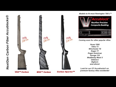 Stocky's UltraLite Carbon Fiber Accublock® Stocks