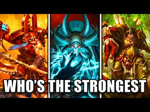 Who Is the Strongest Space Marine in Each Chaos Warband? | Warhammer 40K
