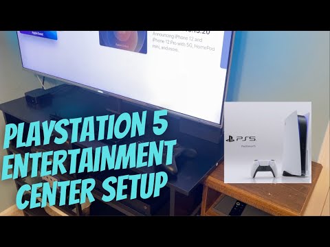 PlayStation 5 Entertainment Center Setup - PERLESMITH Universal TV stand Review