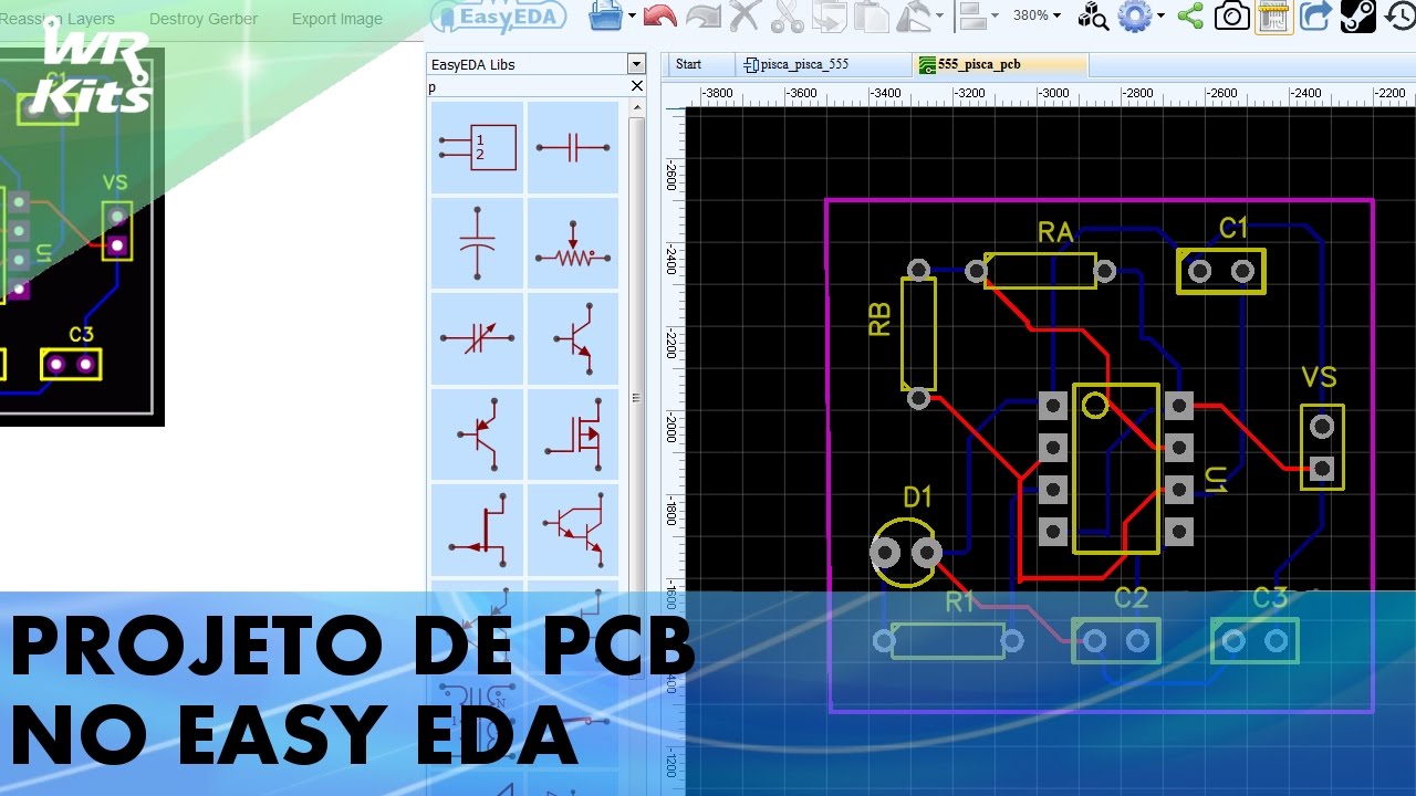 PROJETO DE LAY-OUT DE PCB COM EASYEDA E ORÇAMENTO PARA PRODUÇÃO!