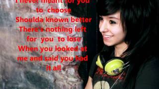 Christina Grimmie Unforgivable lyrics