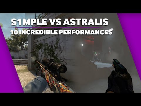 s1mple vs Astralis  | Top 10 Individual CS:GO Performances