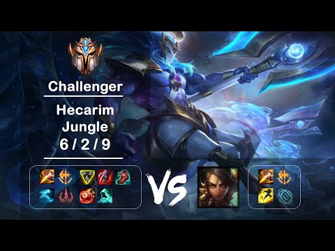 KR Challenger Jungle Hecarim vs Nidalee Ep.1987