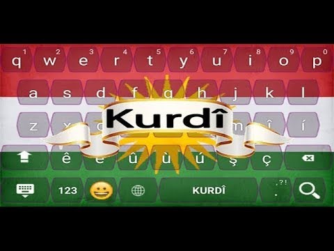 Kurdish Kurmanji Keyboard with Emoji Video