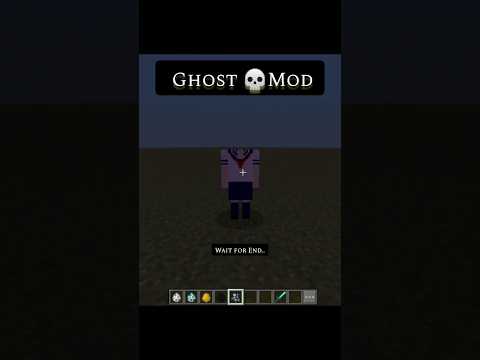 Z⁴_pie - Minecraft Ghost 💀 Mod#shortsfeed#viral#shorts#minecraftshorts