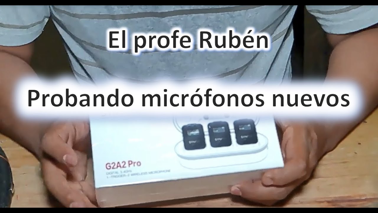 Probando los microfonos Synco G2A2 Pro