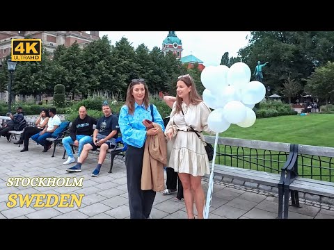 Stockholm - Drottninggatan - June - Walking Tour - 4K