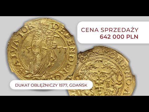 🔸Moneta za ponad pół miliona złotych❗️ Dukat z oblężonego Gdańska❗️#moneta #dukat #Gdańsk
