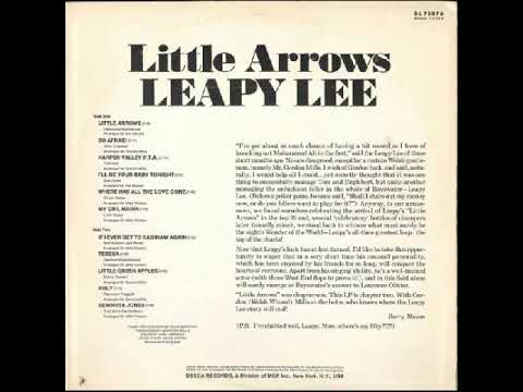 Leapy Lee.  so afraid