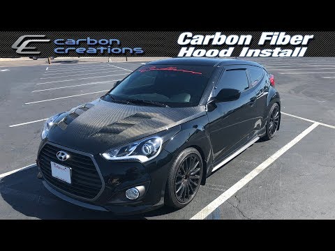 Carbon Creations Carbon Fiber Hood Install