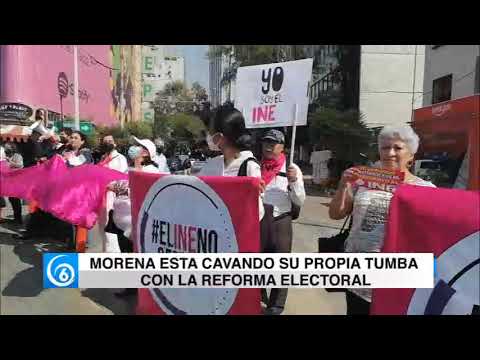 Morena está cavando su propia tumba con la Reforma Electoral