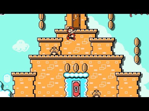 Super Mario Maker 2 🔧 Castle in the Clouds! 🔧 by Cunningham