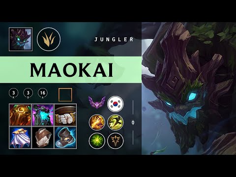 Maokai Jungle vs Ekko - KR Master Patch 26.02