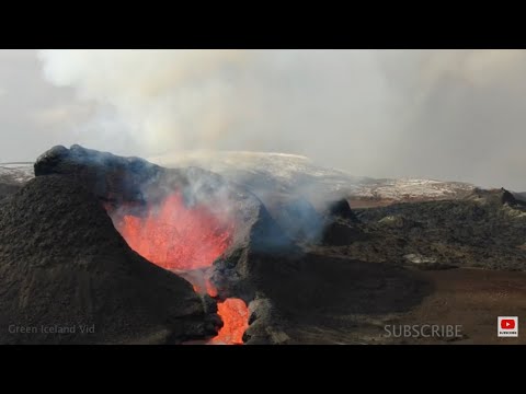 Iceland volcano.new video by drone 15/05/2021