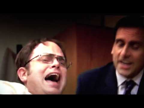 The Office Michael and Dwight give birth to a melon