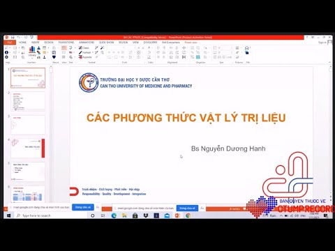 PHCN - phương thức vật lý trị liệu (P1)