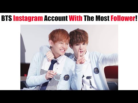 BTS Members Instagram Account With The Most Follower First 24 Hours!