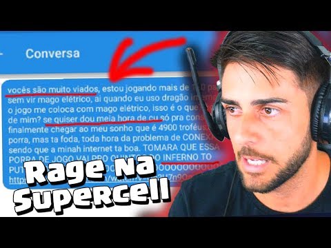 FIQUEI PUTO E XINGUEI A SUPERCELL NO SUPORTE DO CLASH ROYALE