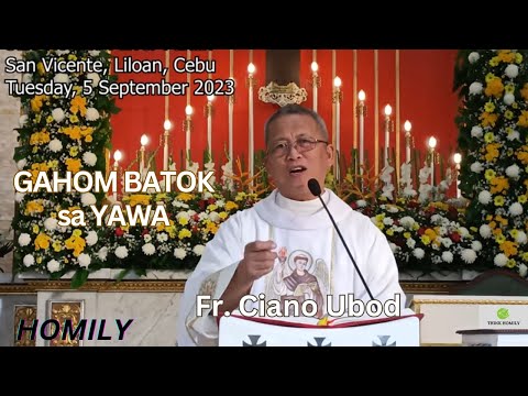 Fr. Ciano Ubod Homily - Unsaon Pagbuntog ang Gahom sa Yawa?