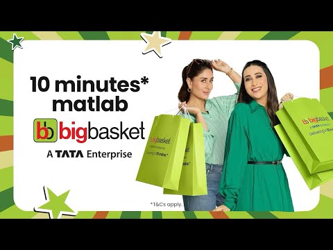 BigBasket campaign featuring the Kapoor sisters