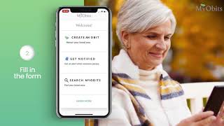 Create a unique obituary right from your phone and share worldwide for only $19.00 for lifetime use