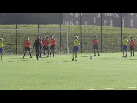 16 feb 2019 VV De Meern O16-1 - Legmeervogels O16-2 bkr 4-0 Mats pareert vrije trap Legmeervogels