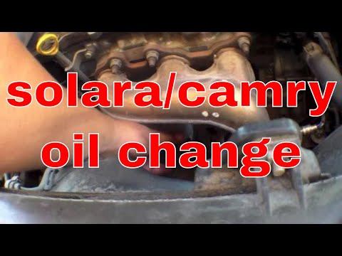 SIMPLE Quick oil change Toyota Solara Camry √ Fix it Angel