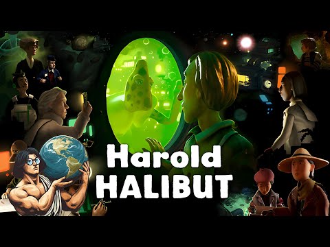 Harold HALIBUT - Esse jogo misterioso e maravilhoso foi feito A MÃO!!