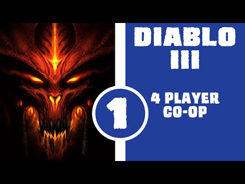 Let's Play Diablo 3 Console Edition - 4 Player Co-op - Part 1 - Deckard Cain the Closet Pervert