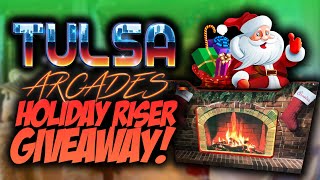 Holiday Lit Riser & Giveaway for Arcade1Up Cabinets from Tulsa Arcades!