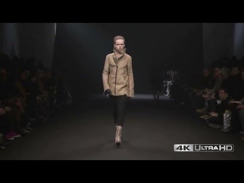 Rick Owen's - FW10 GLEAM Men's Runway Collection - 4k Ultra HD
