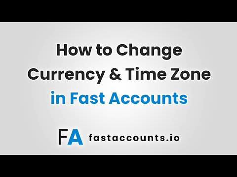 How to Change Currency and Time Zone