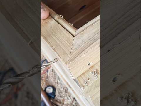 perakitan kusen prostek tembus #tukangkayu #woodworking #kusen