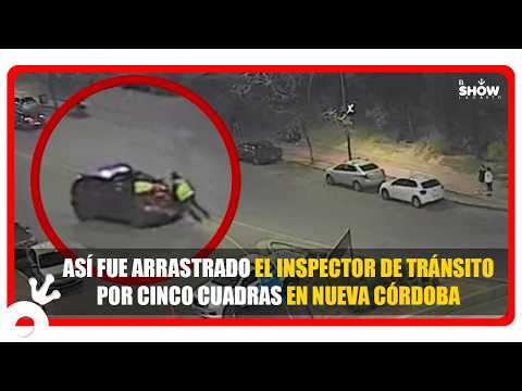 Imágenes impactantes: automovilista arrastró a un inspector de tránsito en Córdoba