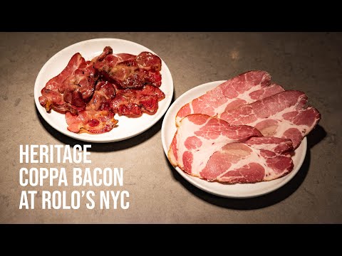 Heritage Coppa Bacon at Rolo's