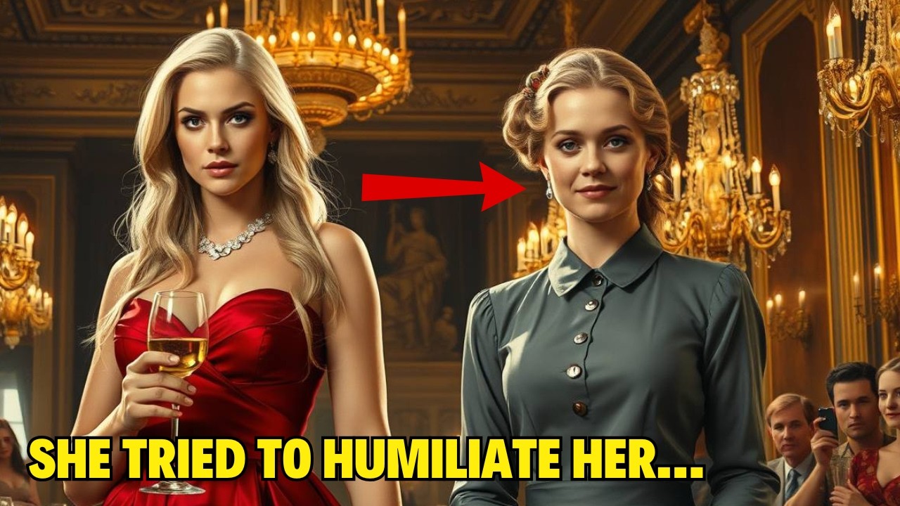 A MILLIONAIRE INVITED HER MAID TO A BIRTHDAY PARTY TO HUMILIATE HER... BUT WHEN SHE ARRIVED...