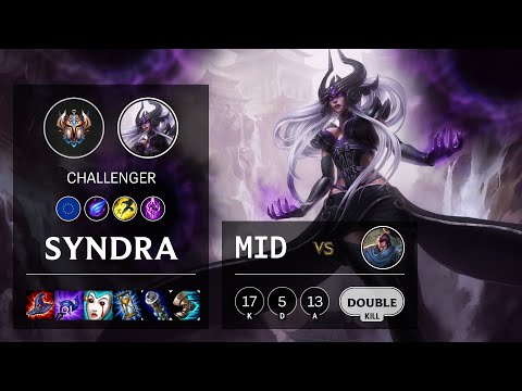 Syndra Mid vs Yasuo - EUW Challenger Patch 10.13