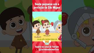 Desde pequenos, sob a proteção dos anjos e de São Miguel! #musica #sãomiguelarcanjo #infantil