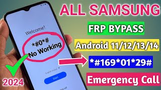 Finally No *#0*# - Samsung FRP Bypass Android 11/12/13/14 2024 Google Account Remove - ADB Fail Fix