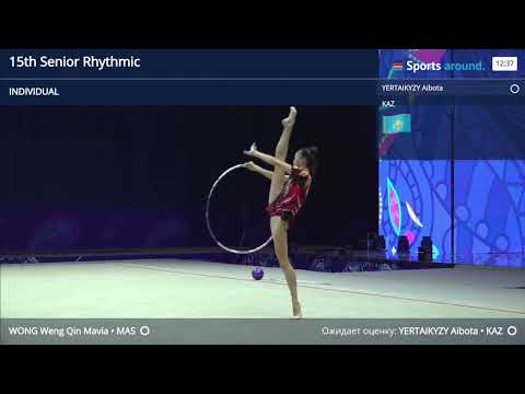 WONG Weng Qin Mavia (MAS) HOOP AA 27,45 - Asian Championship 2024