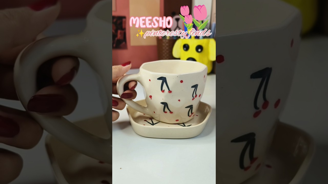 Cute coffee mug☕✨||Meesho Coffee Mug||#meesho#coffee#ytshorts#shorts #meeshofinds#unboxing#viral