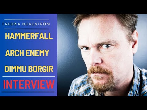 INTERVIEW: FREDRIK NORDSTROM [@hammerfall I @InFlames I @dimmuborgir]