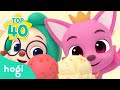 Strawberry Vs Vanilla Choose Your Favorite Happy Ice Cream Day Colors For Kids Hogi Pinkfong